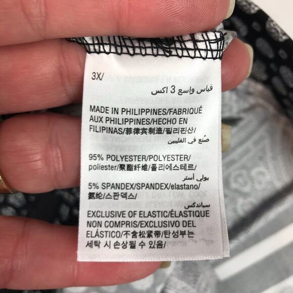 INC Wide Leg Boho Hippie Palazzo Lounge Pants 3X - Picture 8 of 9